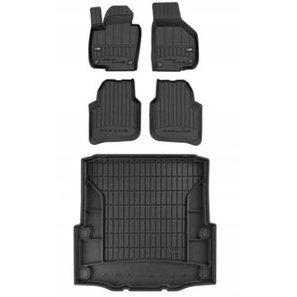 OEM Set Alfombrillas Goma 3d Skoda Superb 2 Sedan 2008-2015 Kz