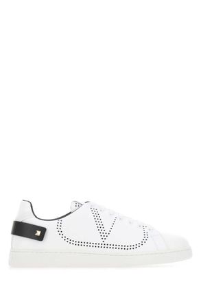 Valentino Garavani White Leather Sneakers