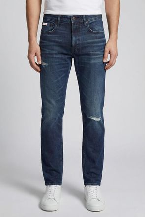 Calvin Klein Jeans Slim-fit-Jeans CALVIN KLEIN JEANS SLIM JEANS, Herren, Gr. 32, L&auml;nge 32, deep dusk, Denim/Jeans, Obermaterial: 98% Baumwolle, 2% Elasthan, unifarben, s