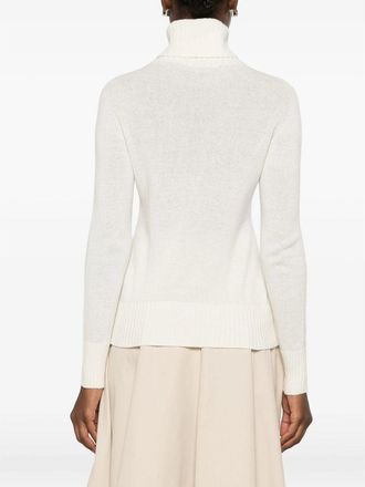 Aragona Roll Neck Cashmere Sweater - Beige