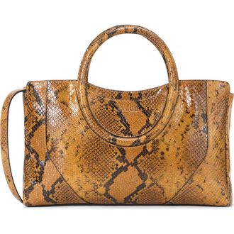 Staud MAUDE MINI SATCHEL BAG in Snake at Nordstrom