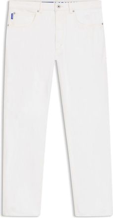HUGO BOSS Regular-fit jeans in white denim