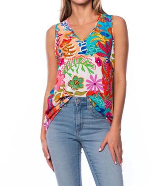 Tolani Vincy Tank Top In Joyful