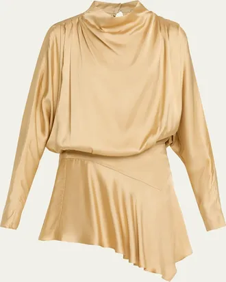 Isabel Marant Neline Asymmetric Mini Dress