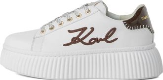 Karl Lagerfeld Sneakers met plateauzool - Wit