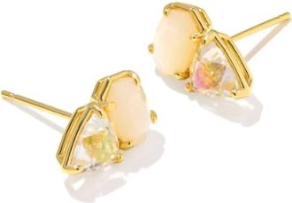 Kendra Scott Womens Tatum Stud Earrings In Gold Neutral Mix