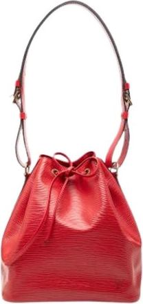 Louis Vuitton Pre-owned Petit Noe - Dames - Vintage Tas - Rood - ONE Size - Leer - Vintage