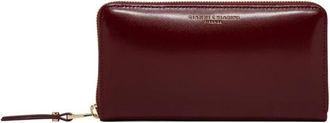 Gianni Chiarini Portemonnee/kaarthouder - Dames - Portefeuilles - Rood - ONE Size - Leer - Accessoires