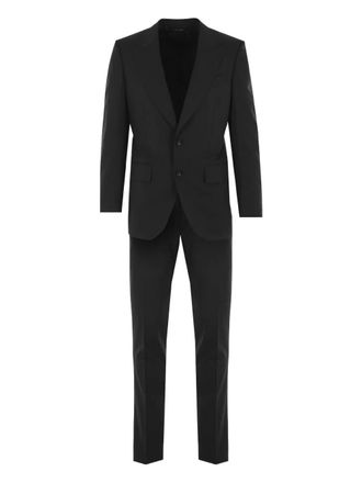 Tom Ford two-button wool suit - Black