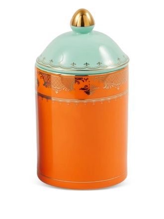 Pols Potten lidded grandpa jar - unisex - Porcelain - One Size - Orange