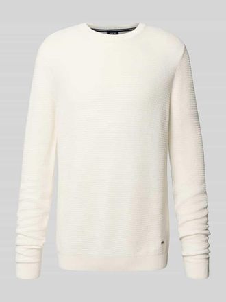Joop Strickpullover mit Rundhalsausschnitt in Beige, Gr&ouml;&szlig;e XL