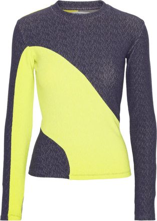 Henrik Vibskov T-shirt con design color-block - Giallo