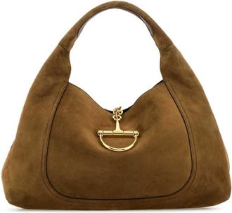Gucci Brown Softbit Maxi Shoulder Bag