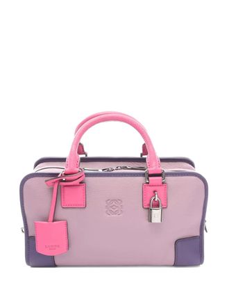 Loewe 2010s Amazona 28 leather handbag - women - Leather - One Size - Purple