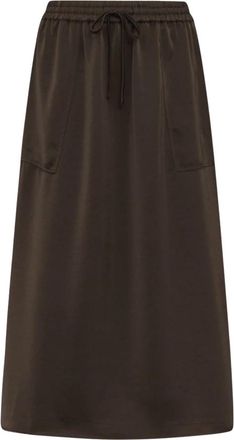 Lollys Laundry Gonna Midi AmondLL - - Skirts - Donna - Marrone - M