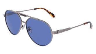 Ferragamo Blue Pilot Mens Sunglasses SF327S 021 62