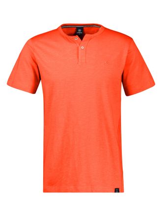 Lerros T-Shirt LERROS T-Shirt mit Rundhalsausschnitt, grosse Gr&ouml;ssen, Herren, Gr. 4XL, vivid rot, 100% Baumwolle, Rundhals, Shirts T-Shirt
