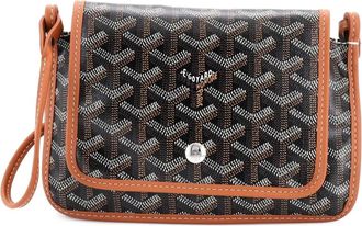 Goyard Plumet Clutch Wallet Coated Canvas crossbody bag - Marrone