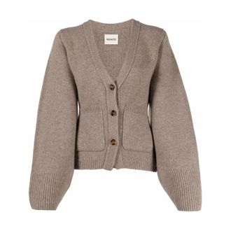 Khaite Dames, Truien, Bruin, Maat: XS Kasjmier