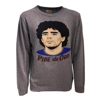 Bob Giro Collo Maradona - Heren - Truien - Grijs - Maat: L