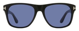 Tom Ford TF1284 Acetate with Gold T-Bar Sunglasses - Black