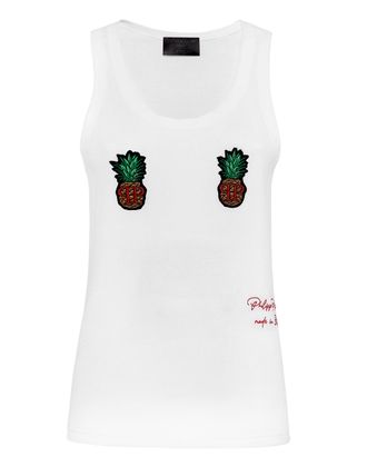 Philipp Plein Tank top Pineapple Signature Edition