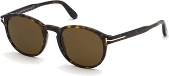 Tom Ford Dante Zonnebril - unisex - Zonnebrillen - Bruin - 52 MM - Accessoires