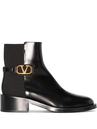 Valentino Garavani Stivaletti VLogo Signature 30mm - Nero