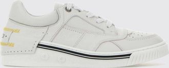 Fendi Sneaker Fender low top in pelle di vitello con logo a contrasto