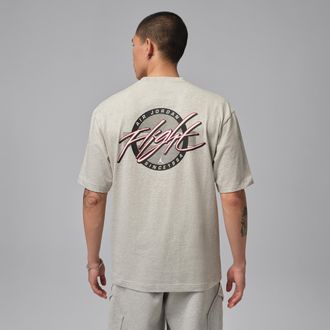 Nike Jordan Mens Jordan Flight T-Shirt in Grey | IF3067-050