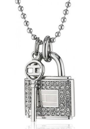 Tommy Hilfiger Womens 2700423 Ladies Necklace - Silver Stainless Steel - One Size
