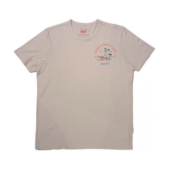 Bob T-Shirts, male, Gray, XL, Relax Printed Grey Short Sleeve T-shirt