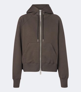 sacai Cotton jersey hoodie