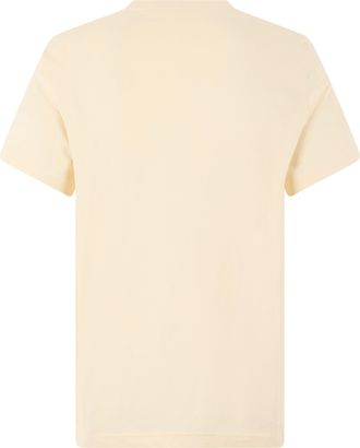 Moncler Logo-Embroidered Cotton T-Shirt - White