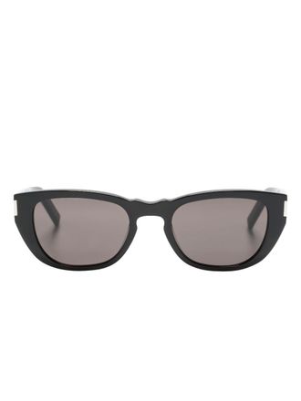 Saint Laurent Eyewear Zonnebril met vierkant montuur - Zwart
