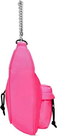 Balenciaga Womens Raver Shoulder Bag Pink Polyester
