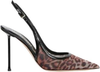 Ninalilou Slingback Pump - Dames - Pumps - Veelkleurig - 36 EU - Leer - Schoenen