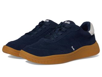 Keds Contest Lace Up Womens Shoes Navy/Grey Suede : 6 B - Medium, Leather/Suede