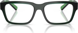 Dolce & Gabbana Rectangle Full Rim Eyeglasses - Green