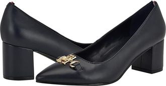 Tommy Hilfiger Nanya High Womens Heels Navy : 5.5 M, Synthetic