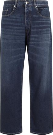 Icon Denim Los Angeles Denim Wijde Pijp Jeans in Stoffig Blauw - Heren - Regular Fit Jeans - Blauw - W33 - Denim - Jeans