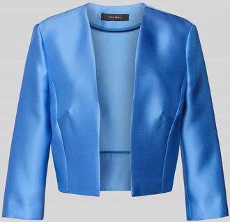 Vera Mont Bolero mit offener Front und 3/4-Arm in Hellblau, Gr&ouml;&szlig;e 34