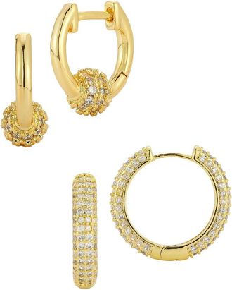 Glaze Jewelry Gold Plated Cz Earrings