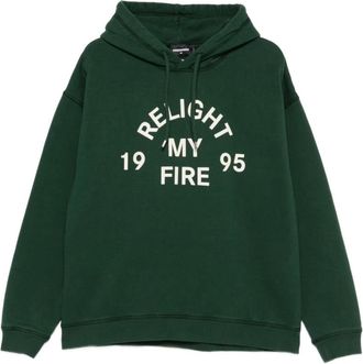 Dsquared2 Hoodies, male, Green, L, Green Jumper Collection