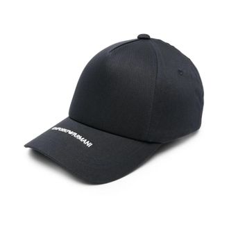 Emporio Armani Curved Peak Cap - Heren - Petten - Blauw - ONE Size - Accessoires