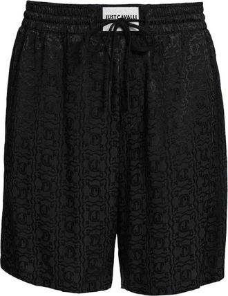 Just Cavalli Shorts - Heren - Korte Broeken - Zwart - L - Korte Broeken