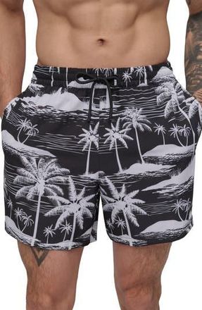 DKNY Modern Euro Swim Trunks in Island at Nordstrom Rack, Size Xx-Large