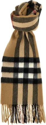 Burberry Check Cashmere Scarf