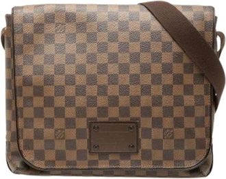 Louis Vuitton Pre-owned Brooklyn MM - Dames - Vintage Schoudertas - Bruin - ONE Size - Vintage