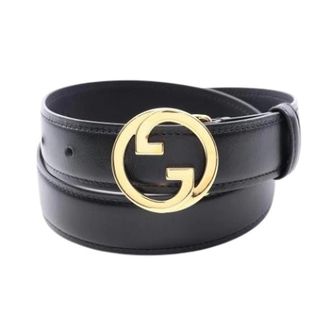 Gucci Pre-owned Vintage Leather Belt - - Pre-owned - Donna - Nero - ONE SIZE